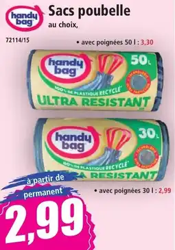Norma Handy Bag Sacs Poubelle au choix, aanbieding