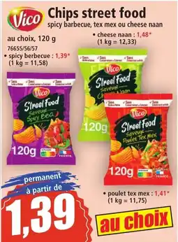 Norma Vico Chips Street Food aanbieding