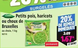 Norma Petits pois, haricots ou choux de Bruxelles aanbieding