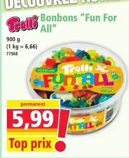 Norma Trolli Bonbons Fun For All aanbieding