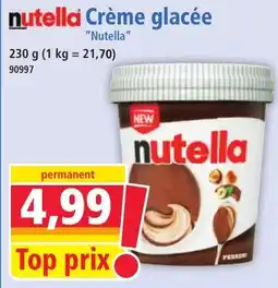 Norma Nutella Crème glacée aanbieding
