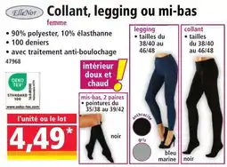 Norma ElleNor Collant, legging ou mi-bas femme aanbieding