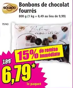 Norma Socado Bonbons de chocolat fourrés aanbieding