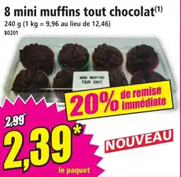 Norma 8 mini muffins tout chocolat aanbieding