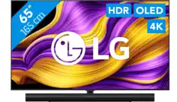 Coolblue LG 65 OLED EVO G56 4K (2025) + Sonos Arc Ultra Zwart aanbieding