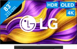 Coolblue LG 83 OLED EVO G55 4K (2025) + Sonos Arc Ultra Zwart aanbieding
