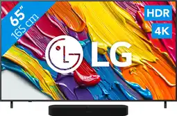 Coolblue LG 65 QNED82 4K (2025) + Sonos Beam Gen2 Zwart aanbieding