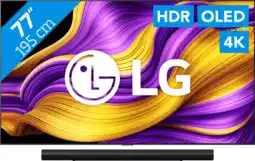 Coolblue LG 77 OLED EVO G55 4K (2025) + Sonos Arc Ultra Noir aanbieding