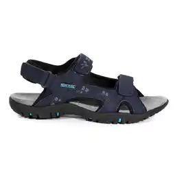 Decathlon Sandalen Slippers Dames - REGATTA Lady Haris - Navy/Black aanbieding