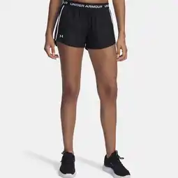 Decathlon Ua Tech Play Up Damesshort Zwart En Wit aanbieding