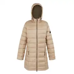 Decathlon Dames Starler gewatteerde jas (Warm taupe) aanbieding