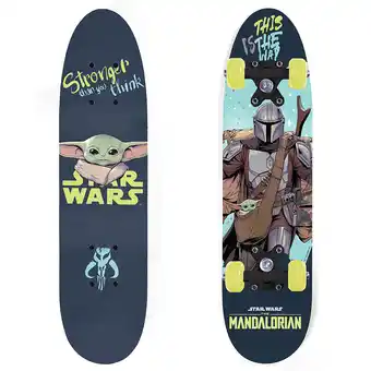 Decathlon HOUTEN SKATEBOARD MANDALORIAN aanbieding