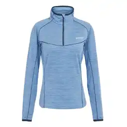 Decathlon Dames Yonder II Half Zip Fleece Top (Koronet Blauw) aanbieding