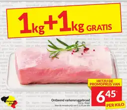 Intermarché Ontbeend varkensruggebraad aanbieding