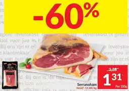 Intermarché Serranoham aanbieding