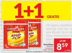 Intermarché EntreMont Meule d'Or Geraspte kaas aanbieding