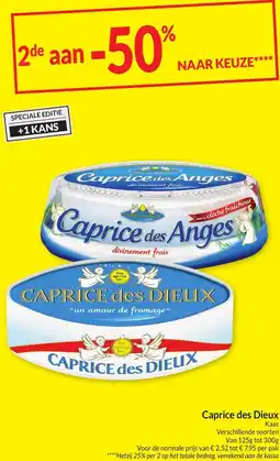 Intermarché Caprice des Dieux kaas aanbieding