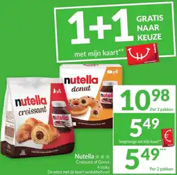 Intermarché Nutella Croissant of Donut aanbieding
