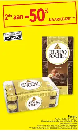 Intermarché Ferrero aanbieding