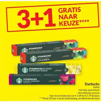 Intermarché Starbucks Koffie aanbieding