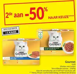 Intermarché Gourmet Gold Vlootjes voor katten aanbieding