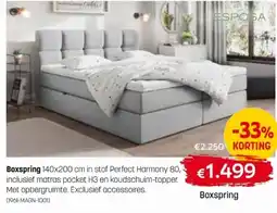 BE-Okay Esposa Boxspring aanbieding