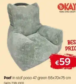 BE-Okay Poef aanbieding