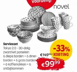 BE-Okay novel Serviesset aanbieding