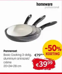 BE-Okay homeware professional Pannenset aanbieding