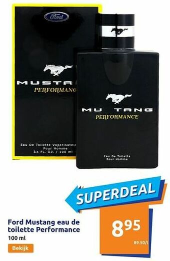 Action Ford mustang eau de toilette performance aanbieding