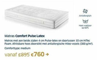 Matras comfort pulse latex