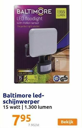 Action Baltimore led- schijnwerper aanbieding