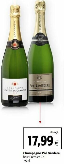 Colruyt Champagne pol gardere brut premier cru aanbieding
