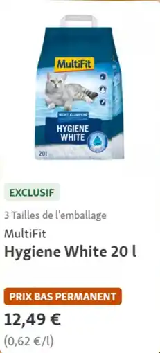 Maxi Zoo MultiFit Hygiene White aanbieding