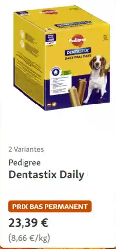 Maxi Zoo Pedigree Dentastix Daily aanbieding