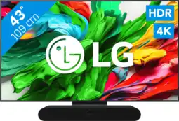 Coolblue LG 43 QNED86 EVO 4K (2025) + Sonos Ray Zwart aanbieding