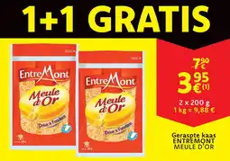 Cora Geraspte kaas entremont meule d'or aanbieding