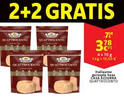 Cora Italiaanse geraspte kaas casa azzurra quattrocento aanbieding