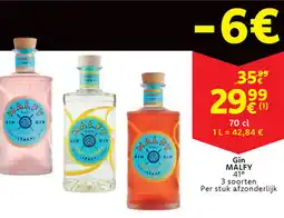 Cora Gin malfy aanbieding