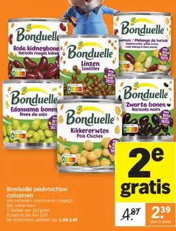 Albert Heijn Bonduelle peulvruchten conserven aanbieding