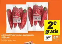 Albert Heijn Ah sweet palermo rode puntpaprika aanbieding