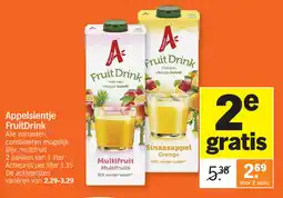 Albert Heijn Appelsientje fruitdrink aanbieding