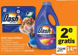 Albert Heijn Dash wasmiddelen aanbieding