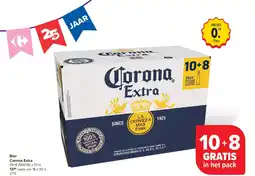 Carrefour Bier Corona Extra aanbieding