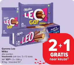 Carrefour Gamma Leo Milka aanbieding