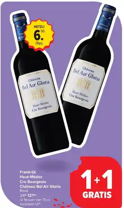 Carrefour Frankrijk Haut-Médoc Cru Bourgeois Château Bel Air Gloria aanbieding