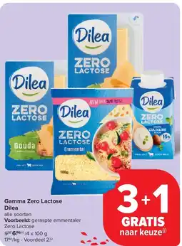 Carrefour Gamma Zero Lactose Dilea aanbieding