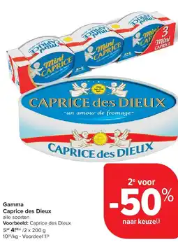 Carrefour Gamma Caprice des Dieux aanbieding