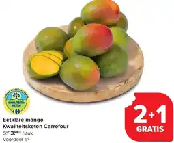 Carrefour Eetklare mango Kwaliteitsketen Carrefour aanbieding