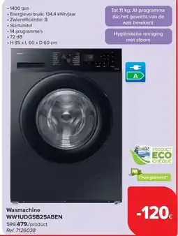 Carrefour Wasmachine WW1UDG5B25ABEN aanbieding